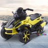 New Tri Moto électrique pour enfants 3 roues 12v LED - Kidscar.ma