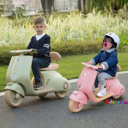 Moto électrique  pour enfants STYLE VESPA MATTE FINISH RIDE ON SCOOTY