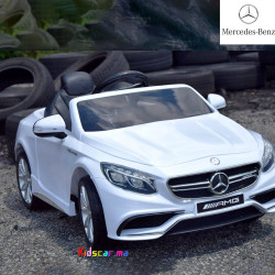 La LUXURY licensed S63 Mercedes Benz AMG 12V télécommande kidscar.ma