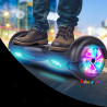 Hoverboard 6.5 POUCES  avec poignée de transport LED et Bluetooth