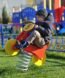 Jeu sur ressort Moto à sceller pour enfants
